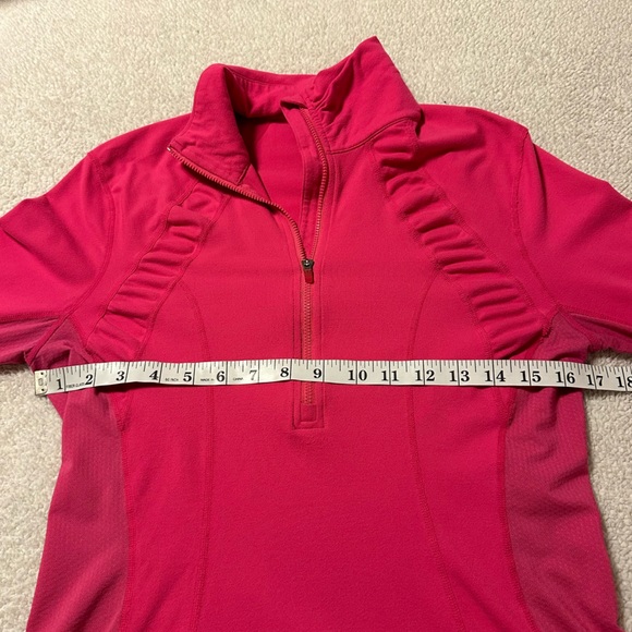 Lululemon Hot Pink Half Zip Pullover Jacket Long Sleeve Layer Running Top - Picture 7 of 12